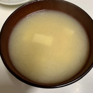 煮干し出汁のお味噌汁